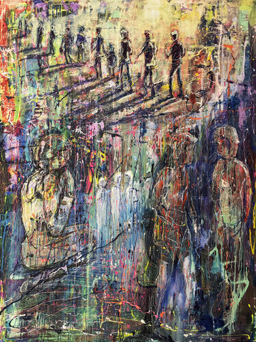 “Shadow Paths” von Osman Xani, Malerei kaufen auf Singulart