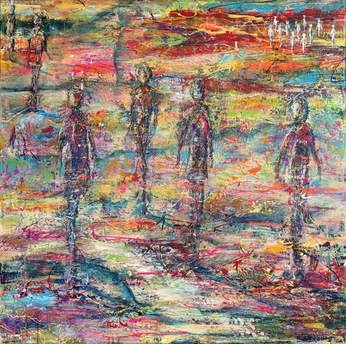 Nearness and Space by Osman Xani, Painting for Sale on Singulart