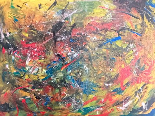 Abstract 02 van Louise Marie Barnwell, Schilderij te koop op Singulart