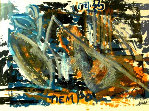 ESPACIO TIEMPO I von Lola Tudela, Werk auf Papier kaufen auf Singulart