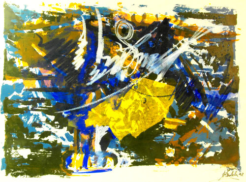 ESPACIO TIEMPO III by Lola Tudela, Work on Paper for Sale on Singulart