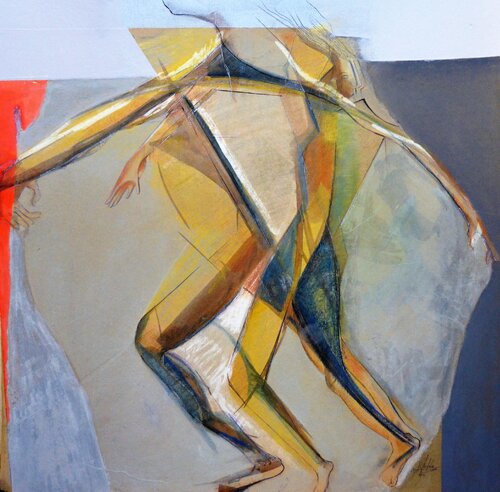 JUEGOS Y DANZAS  VIII di Lola Tudela, Altri media in vendita su Singulart