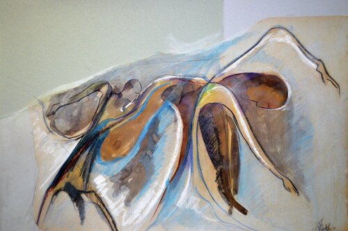 JUEGOS Y DANZAS - X by Lola Tudela, 기타 매체 for Sale on Singulart