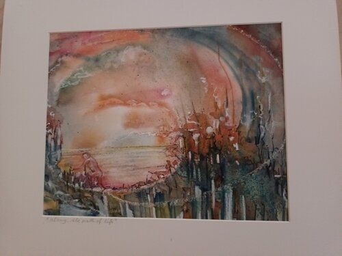 Along the path of life van Elfriede Keplinger, Schilderij te koop op Singulart