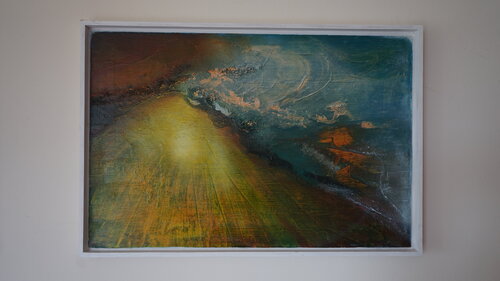 Approaching a magic hill van Elfriede Keplinger, Schilderij te koop op Singulart