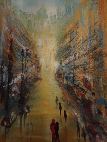 Walk through van Elfriede Keplinger, Schilderij te koop op Singulart