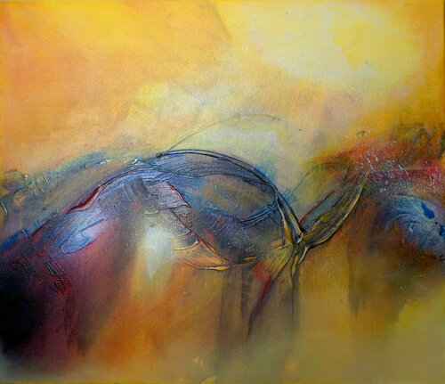 up to the south di Elfriede Keplinger, Pittura in vendita su Singulart