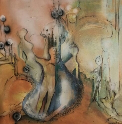 human desires di Elfriede Keplinger, Pittura in vendita su Singulart