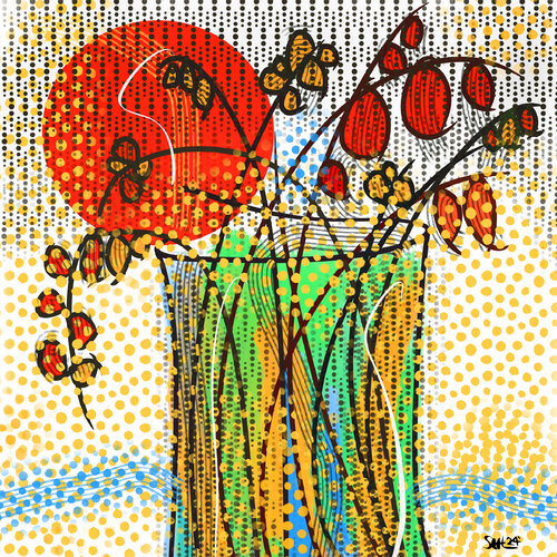 Butterfly Flowers di Stuart Heir, Digitale in vendita su Singulart