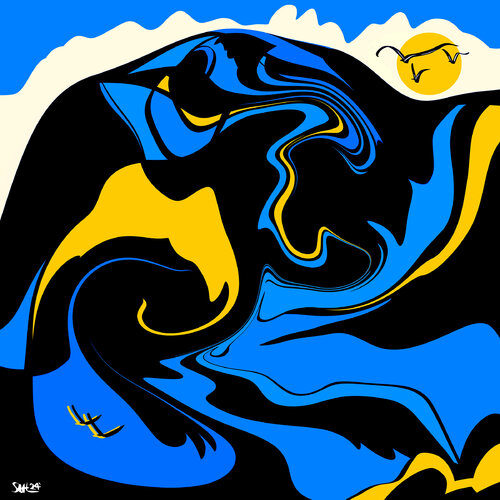 Big Blue von Stuart Heir, Digital kaufen auf Singulart