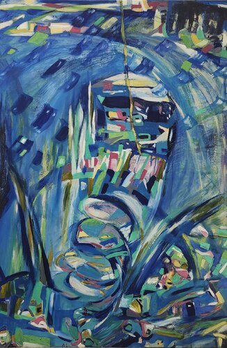Stormy van Jutta Maria Gietl, Schilderij te koop op Singulart