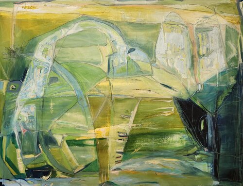 Out of the Green di Jutta Maria Gietl, Pittura in vendita su Singulart