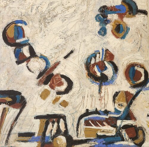Ancient Vibes van Jutta Maria Gietl, Schilderij te koop op Singulart