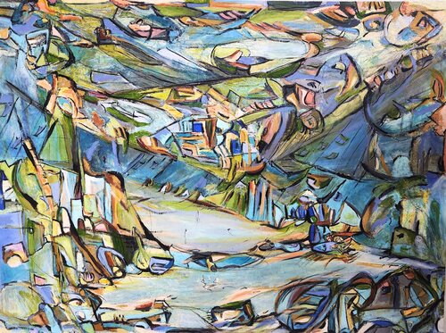 Le coup d"oeil van Jutta Maria Gietl, Schilderij te koop op Singulart