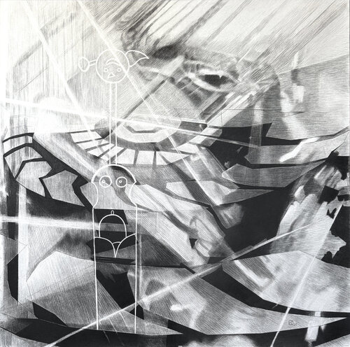 Magical Reality – 3, Chaos of creation of the world par Katya Kyne, Dessin en vente sur Singulart