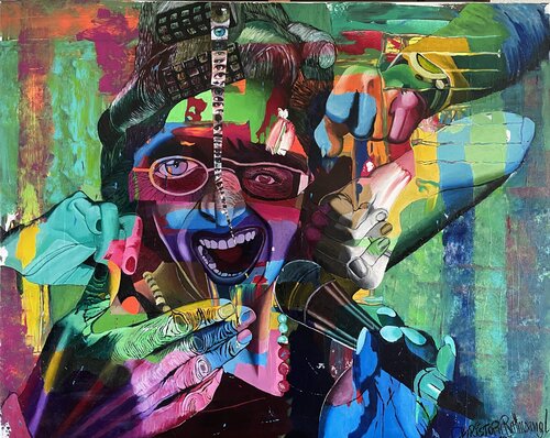 Multitasking di Christoph Rothwangl, Pittura in vendita su Singulart