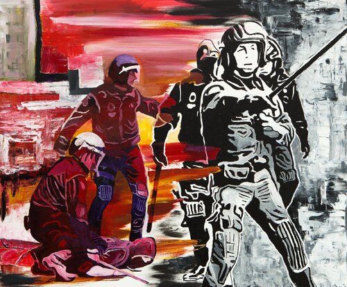 Polizeieinsatz de Christoph Rothwangl, Otros medios a la venta en Singulart