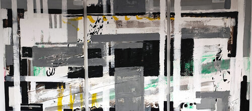 Abstract motive AP-2339 by Saso Petrosevski Novak, Painting for Sale on Singulart