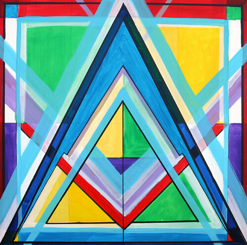 Abstract motive GT-7 par Saso Petrosevski Novak, Peinture en vente sur Singulart