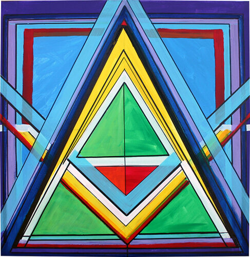 Abstract motive GT-9 par Saso Petrosevski Novak, Peinture en vente sur Singulart