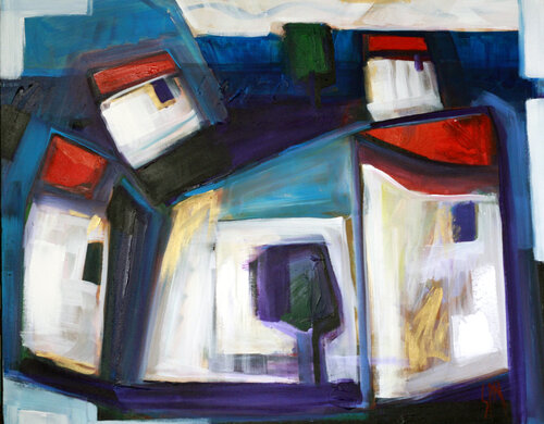 Landscape  PP-2301 von Saso Petrosevski Novak, Malerei kaufen auf Singulart