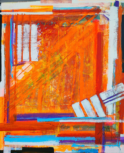 Apstract motive AP-2501 von Saso Petrosevski Novak, Malerei kaufen auf Singulart