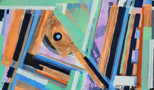 Apstract motive AP-2506 von Saso Petrosevski Novak, Malerei kaufen auf Singulart