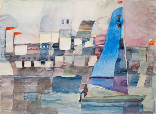 Boot und Schiff by Hellmut Eckstein, Work on Paper for Sale on Singulart