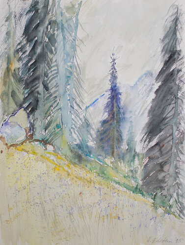 Durchblick by Hellmut Eckstein, Work on Paper for Sale on Singulart