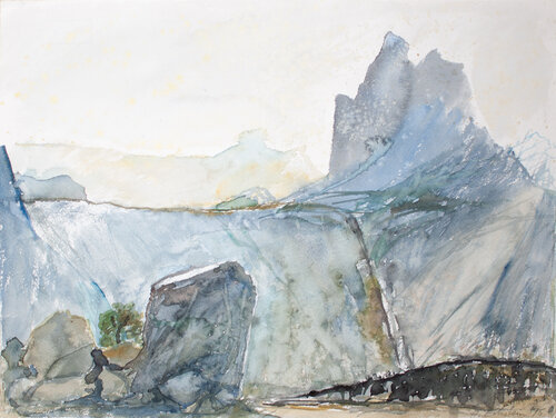 Höllental by Hellmut Eckstein, Work on Paper for Sale on Singulart