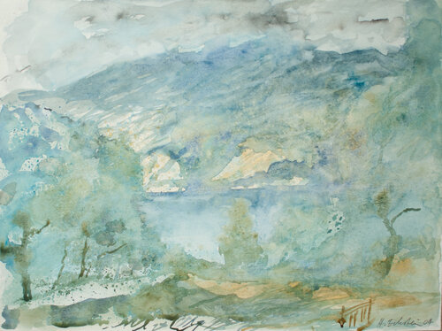 am Gardasee von Hellmut Eckstein, Werk auf Papier kaufen auf Singulart