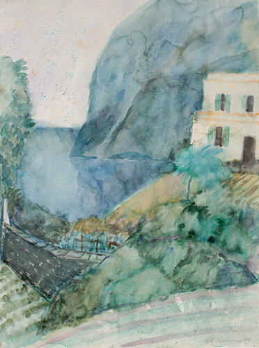 Villa am Meer di Hellmut Eckstein, Opera su carta in vendita su Singulart