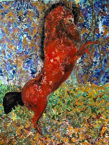 Silent Majesty di Hend Al-Batesh, Pittura in vendita su Singulart