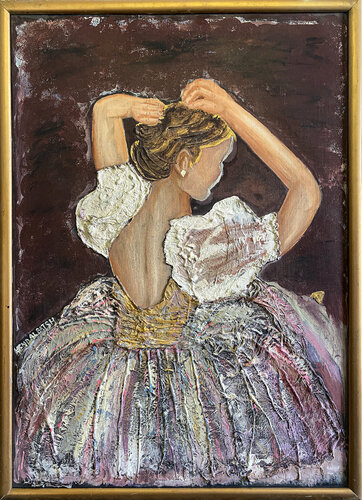 The ballerina van Hend Al-Batesh, Schilderij te koop op Singulart
