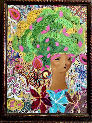 symbole of life di Hend Al-Batesh, Pittura in vendita su Singulart
