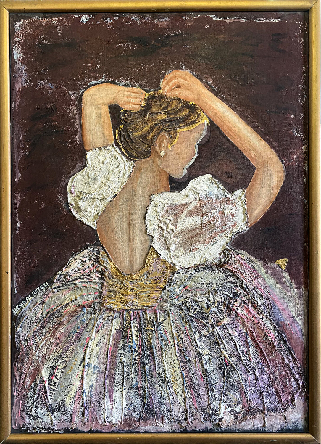 The ballerina Hend Al-Batesh