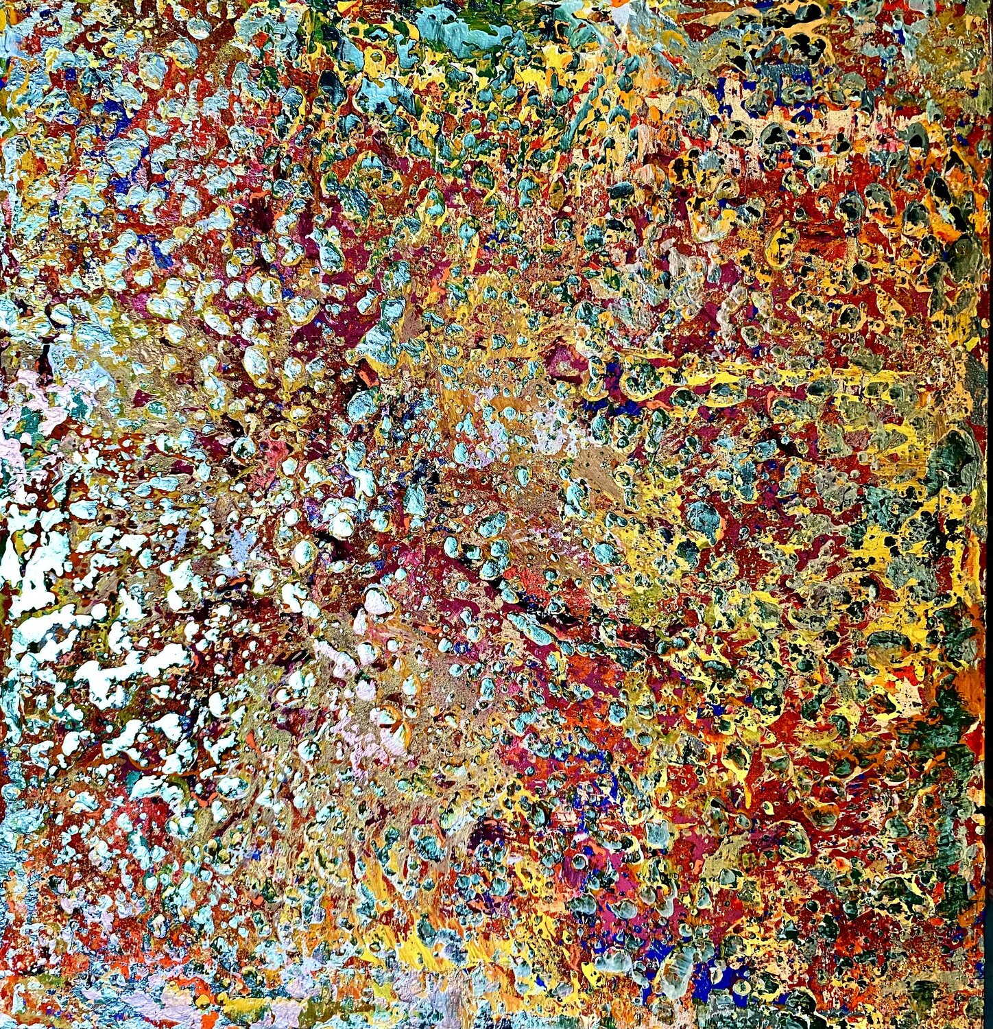 "Spectrums of a Beautiful Day." Hend Al-Batesh Originalgemälde zu verkaufen