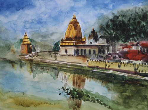 Temple van Athaangart Studio, Schilderij te koop op Singulart