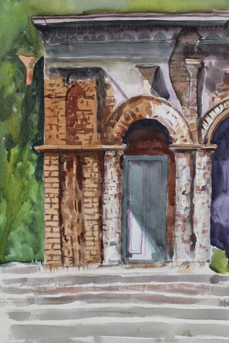 Old door von Athaangart Studio, Malerei kaufen auf Singulart