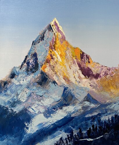 Mountain von Athaangart Studio, Malerei kaufen auf Singulart