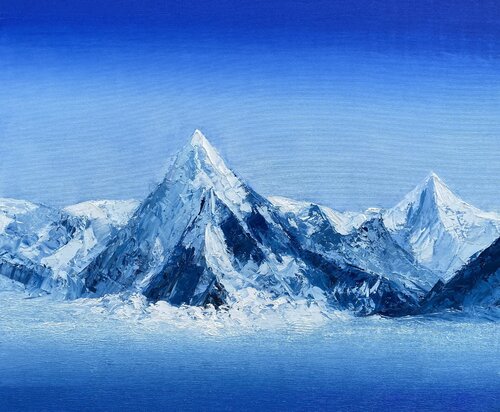 Blue Mountain von Athaangart Studio, Malerei kaufen auf Singulart