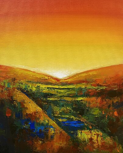 Sunrise von Athaangart Studio, Malerei kaufen auf Singulart