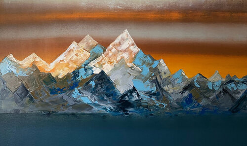 Mountain von Athaangart Studio, Malerei kaufen auf Singulart