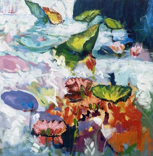 Water lily von Athaangart Studio, Malerei kaufen auf Singulart