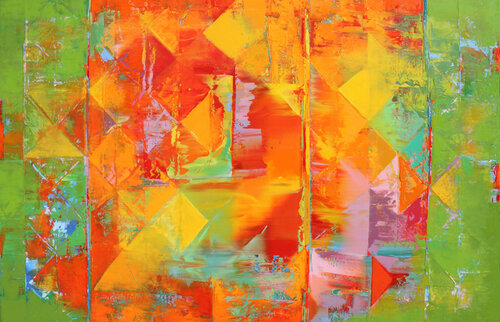 Abstract- 251 Dynamic Energy von Athaangart Studio, Malerei kaufen auf Singulart
