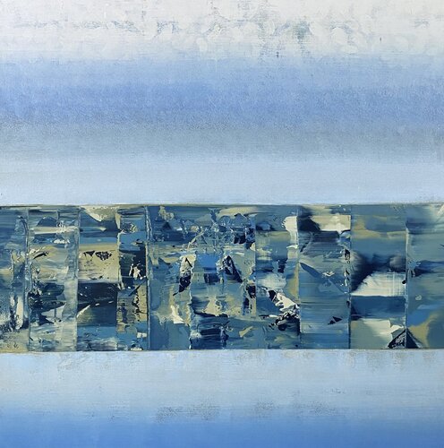 Abstract-260, Echoes of calm van Athaangart Studio, Schilderij te koop op Singulart