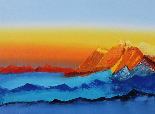Mountain-40 von Athaangart Studio, Malerei kaufen auf Singulart