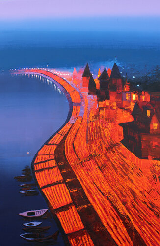 Eternal Radiance of Ayodhya von Athaangart Studio, Malerei kaufen auf Singulart