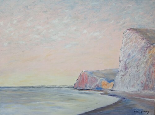 mer et falaises von kia kheng hoy, Malerei kaufen auf Singulart