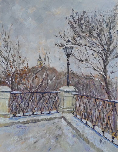 Winter landscape. Kaluga. von Olga Ponomarenko, Malerei kaufen auf Singulart